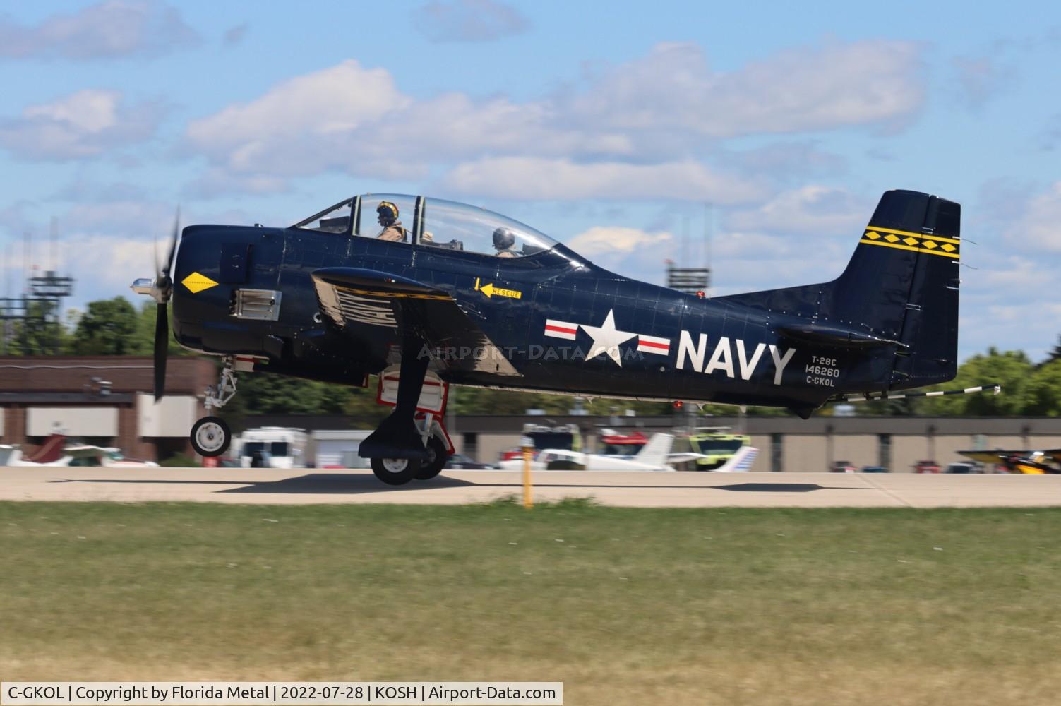 C-GKOL, 1957 North American T-28C Trojan C/N 252-23, T-28 zx