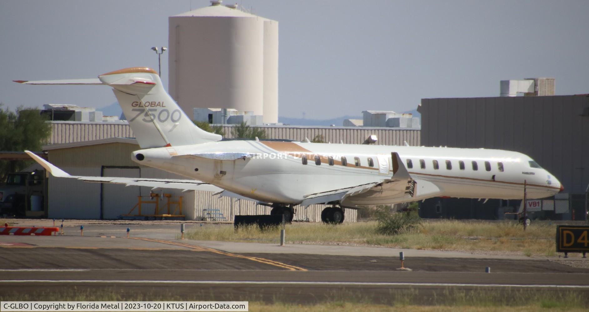 C-GLBO, 2016 Bombardier BD-700-2A12 Global 7500 C/N 70001, Global 7500 zx