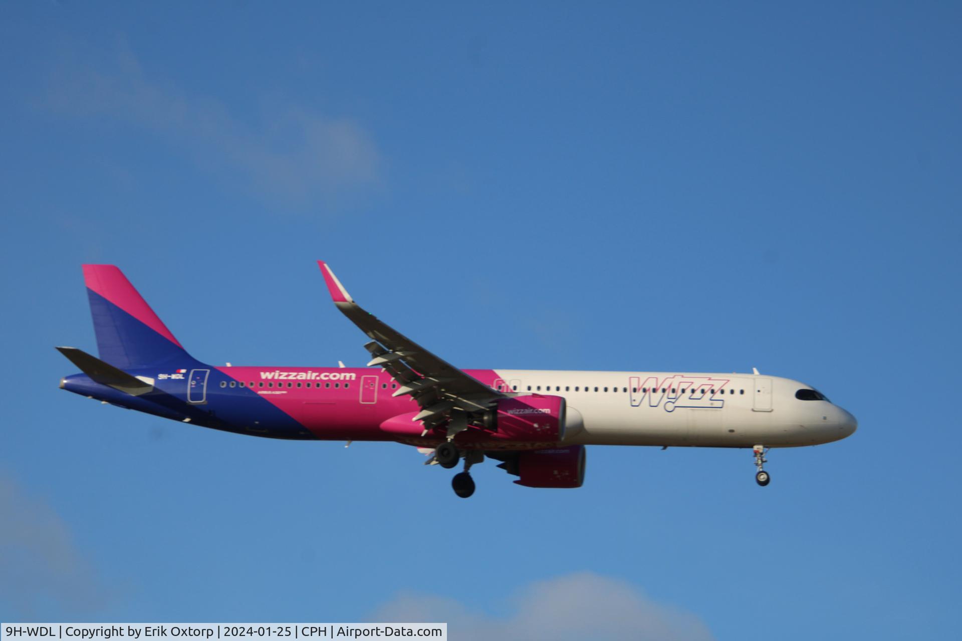 9H-WDL, Airbus A321-271NX C/N 11477, 9H-WDL landing rw 04L