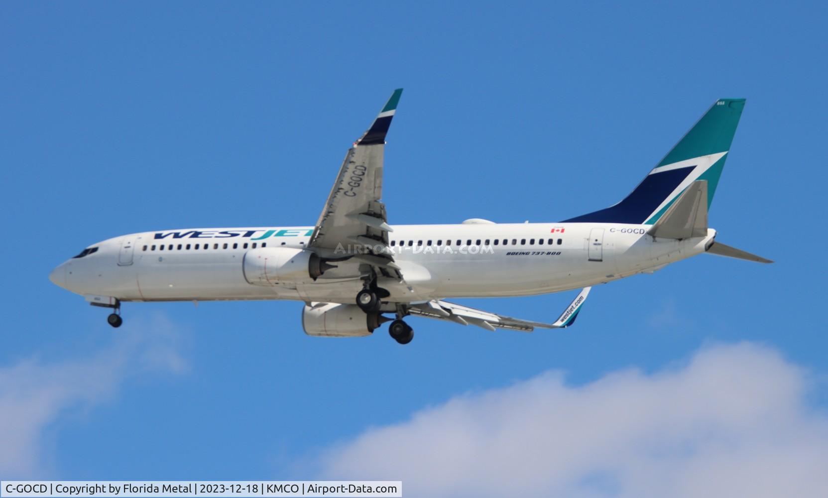 C-GOCD, 2017 Boeing 737-800 C/N 40832, WJA 738 zx YYZ-MCO