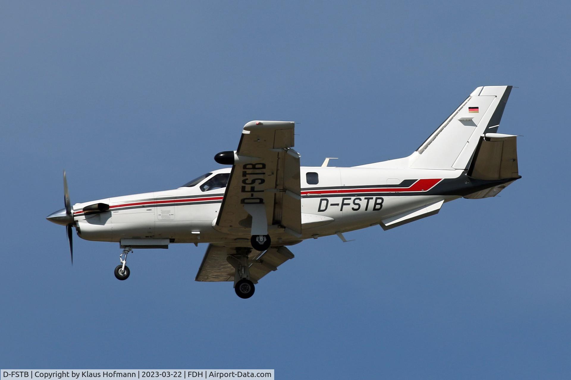 D-FSTB, Socata TBM-850 (700N) C/N 387, Final Approch to FDH