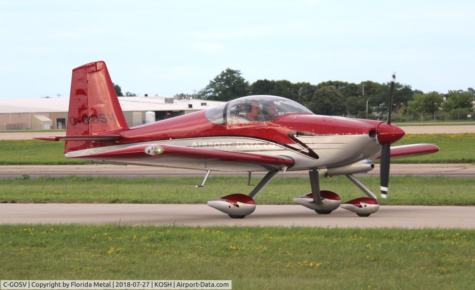 C-GOSV, 2006 Vans RV-7A C/N 72368, RV-7A zx