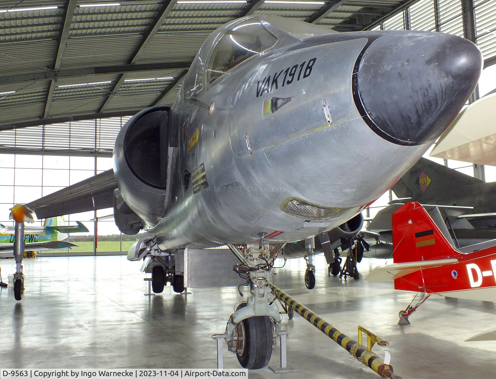 D-9563, 1970 VFW-Fokker VAK-191B C/N V1, VFW-Fokker VAK-191B at the Flugwerft Schleißheim of Deutsches Museum, Oberschleißheim