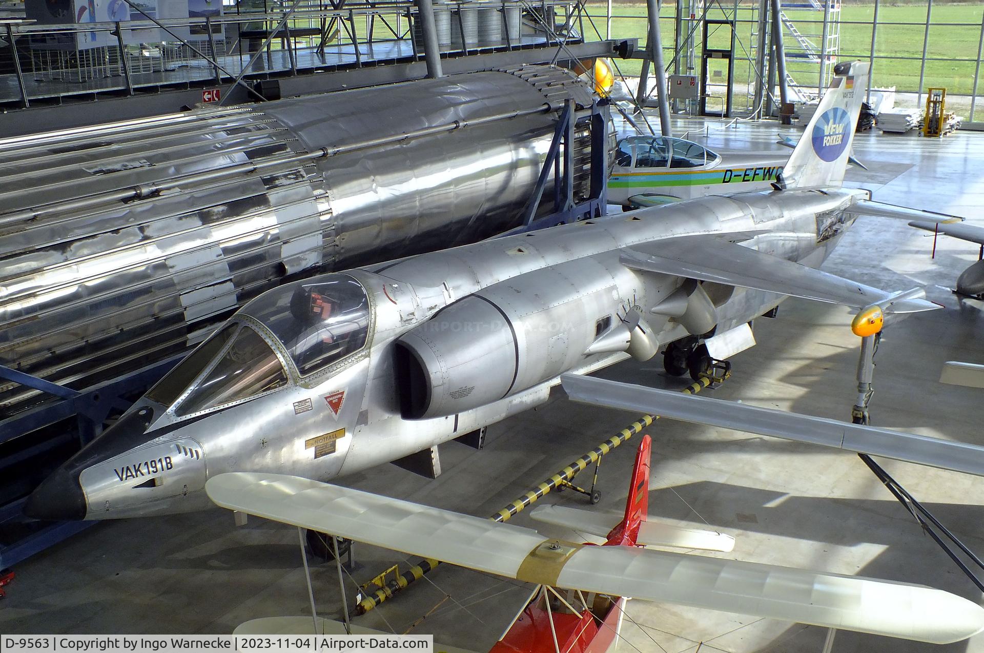 D-9563, 1970 VFW-Fokker VAK-191B C/N V1, VFW-Fokker VAK-191B at the Flugwerft Schleißheim of Deutsches Museum, Oberschleißheim