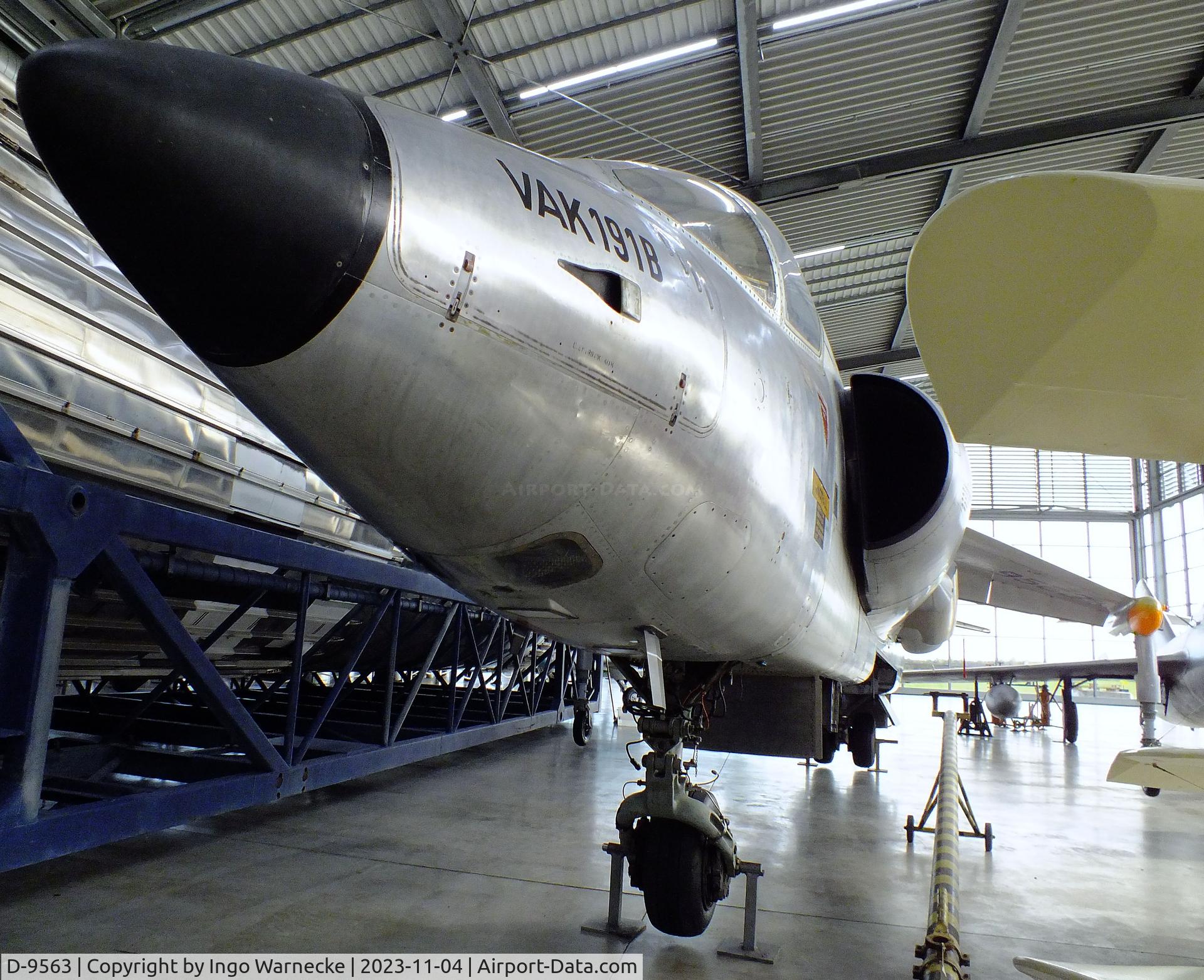D-9563, 1970 VFW-Fokker VAK-191B C/N V1, VFW-Fokker VAK-191B at the Flugwerft Schleißheim of Deutsches Museum, Oberschleißheim