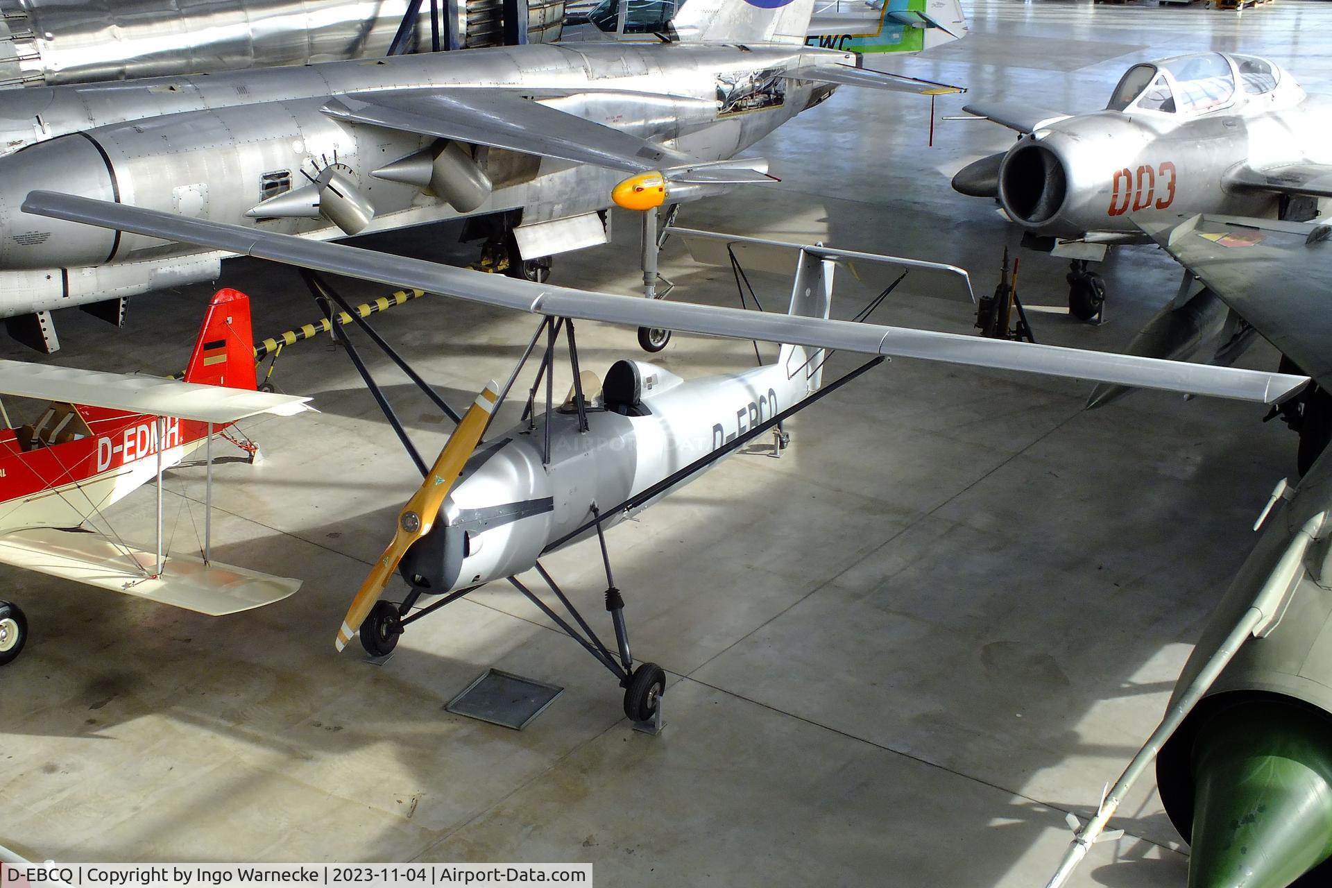 D-EBCQ, 1943 Braunschweig Technical University LF-1 Zaunkoenig C/N V2, TH Braunschweig / Winter LF-1 Zaunkönig at the Flugwerft Schleißheim of Deutsches Museum, Oberschleißheim