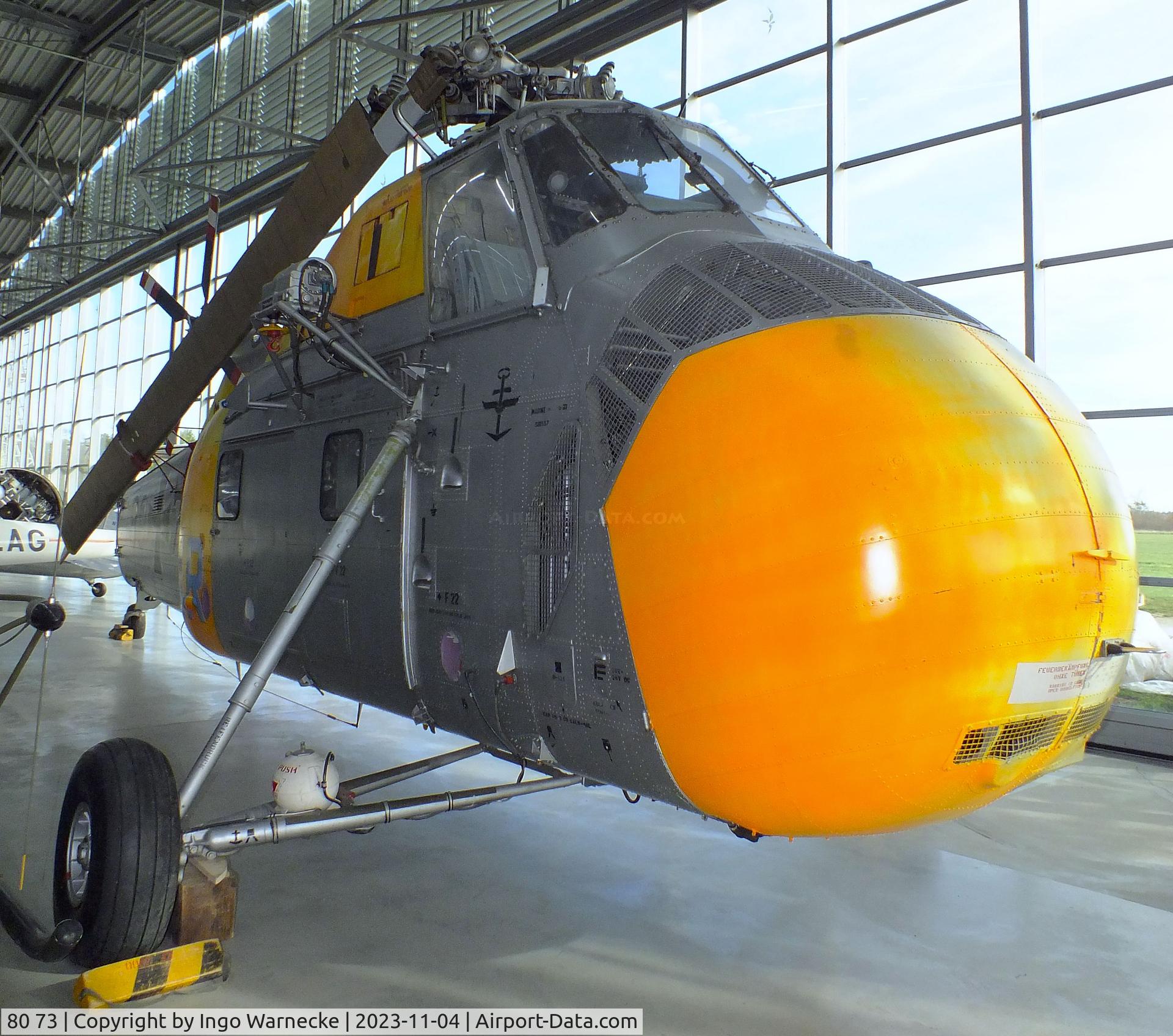80 73, Sikorsky SH-34G Seabat C/N 58-1557, Sikorsky SH-34G Seabat at the Flugwerft Schleißheim of Deutsches Museum, Oberschleißheim