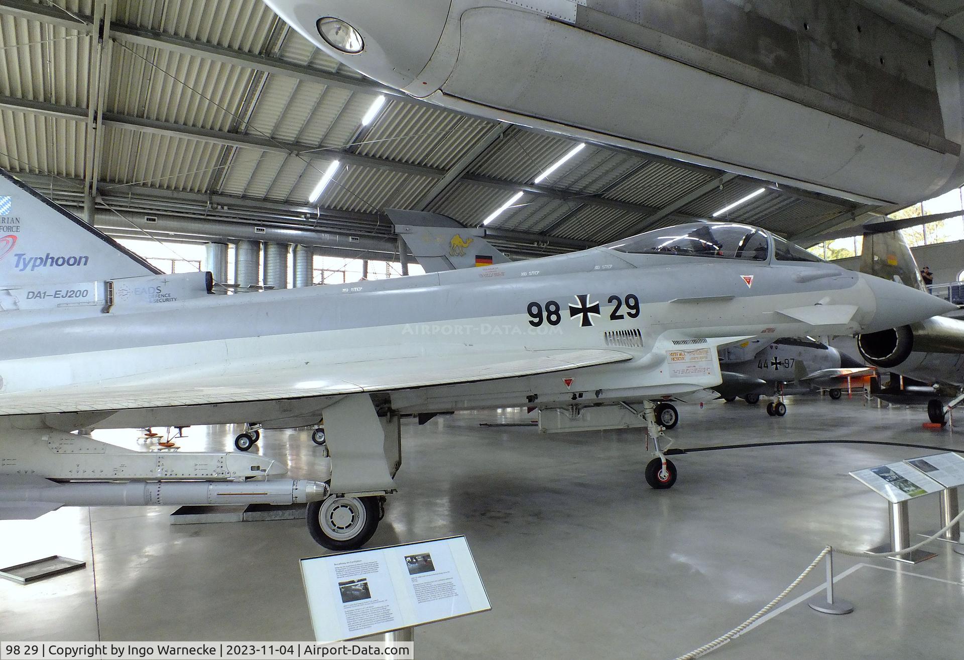98 29, 1994 Eurofighter EF-2000 Typhoon S C/N DA1, Eurofighter EF2000 (1st prototype) at the Flugwerft Schleißheim of Deutsches Museum, Oberschleißheim