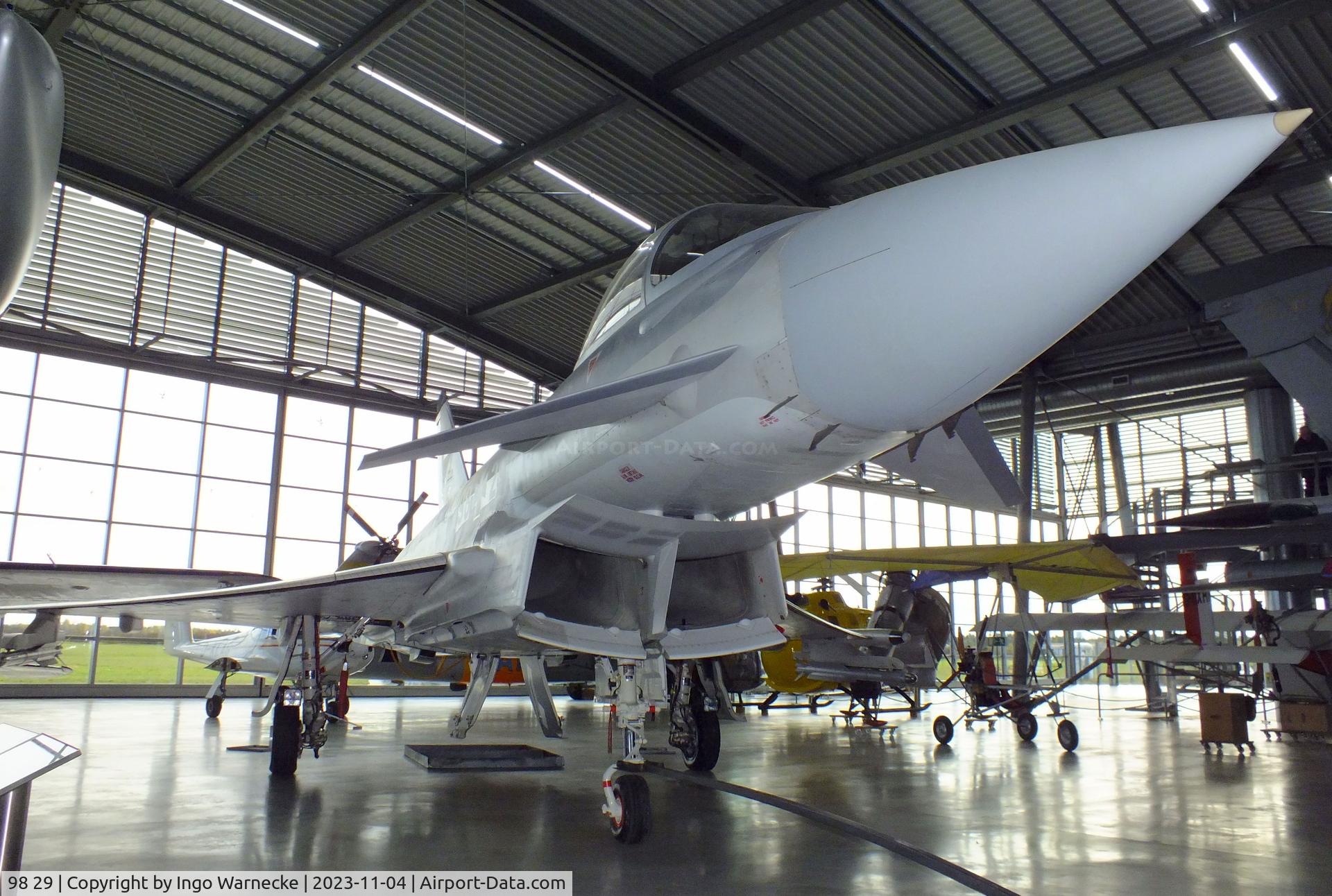 98 29, 1994 Eurofighter EF-2000 Typhoon S C/N DA1, Eurofighter EF2000 (1st prototype) at the Flugwerft Schleißheim of Deutsches Museum, Oberschleißheim