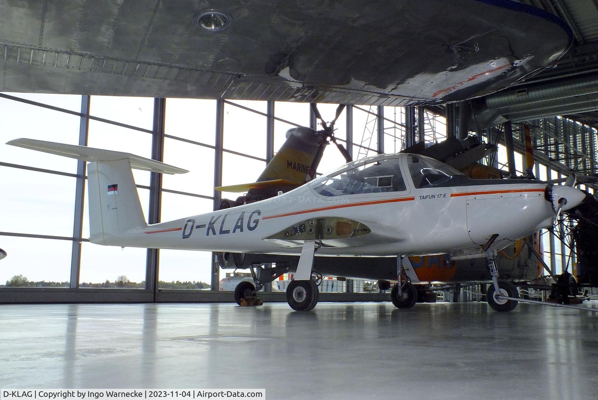 D-KLAG, Valentin Taifun 17E C/N 1042, Valentin Taifun 17E (wings dismounted) at the Flugwerft Schleißheim of Deutsches Museum, Oberschleißheim