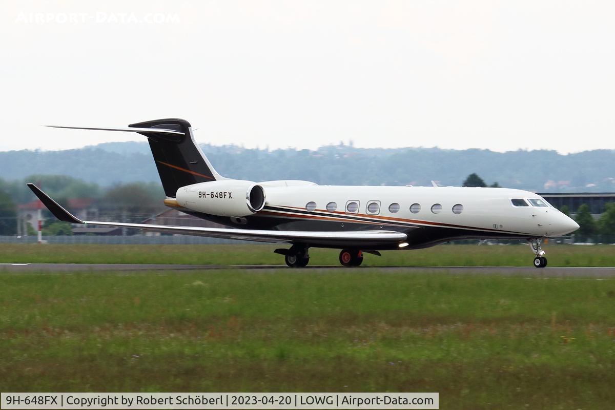 9H-648FX, 2015 Gulfstream Aerospace G650 (G-VI) C/N 6146, 9H-648FX @ LOWG