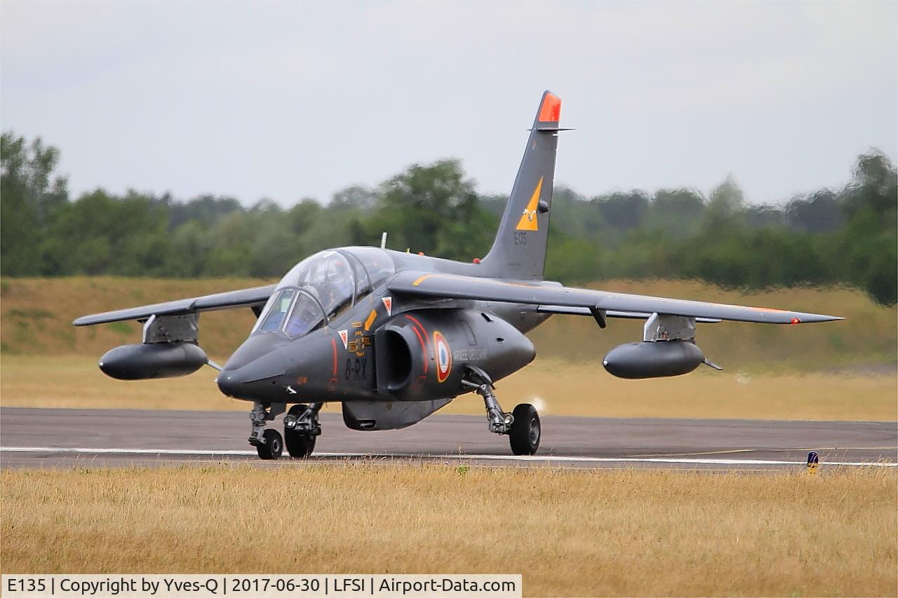 E135, Dassault-Dornier Alpha Jet E C/N E135, Dassault-Dornier Alpha Jet E, Taxiing to flight line, St Dizier-Robinson Air Base 113 (LFSI)