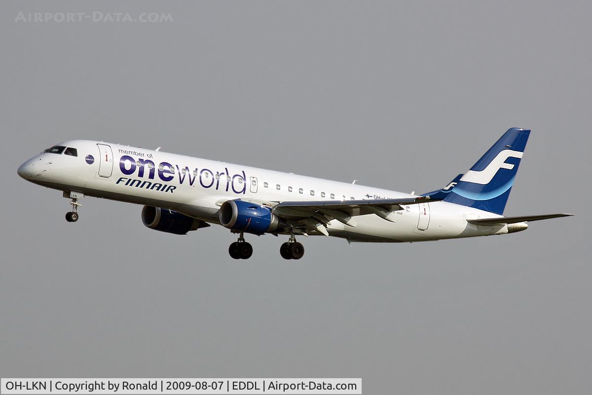 OH-LKN, 2009 Embraer 190LR (ERJ-190-100LR) C/N 19000252, at dus