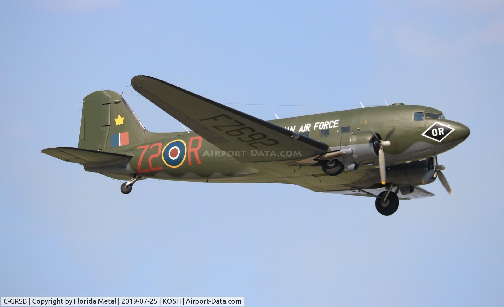 C-GRSB, 1943 Douglas DC3C-S1C3G (C-47A) C/N 12295, C-47 zx