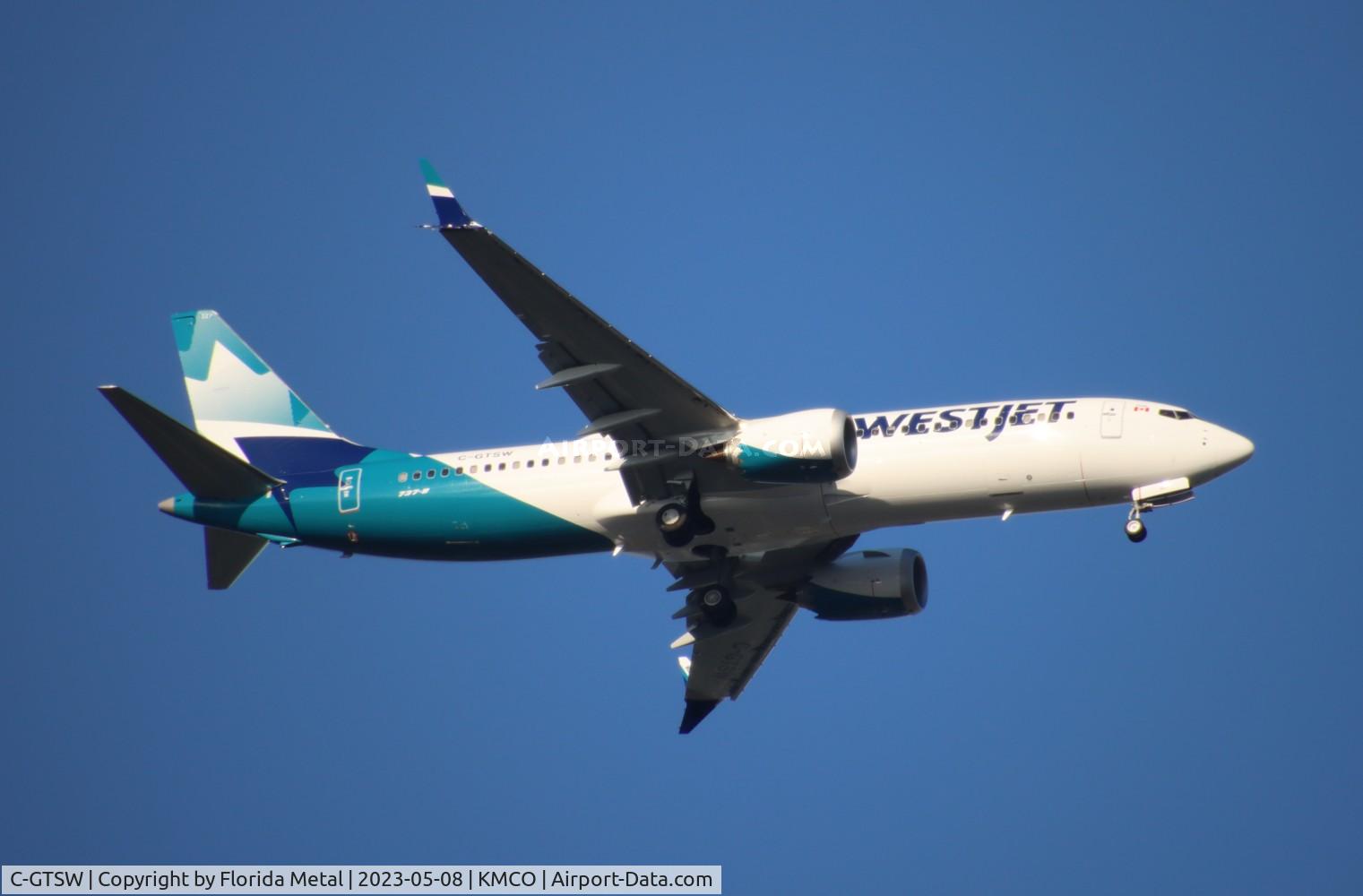 C-GTSW, 2023 Boeing 737-8 MAX C/N 60549, WJA 737-8 zx