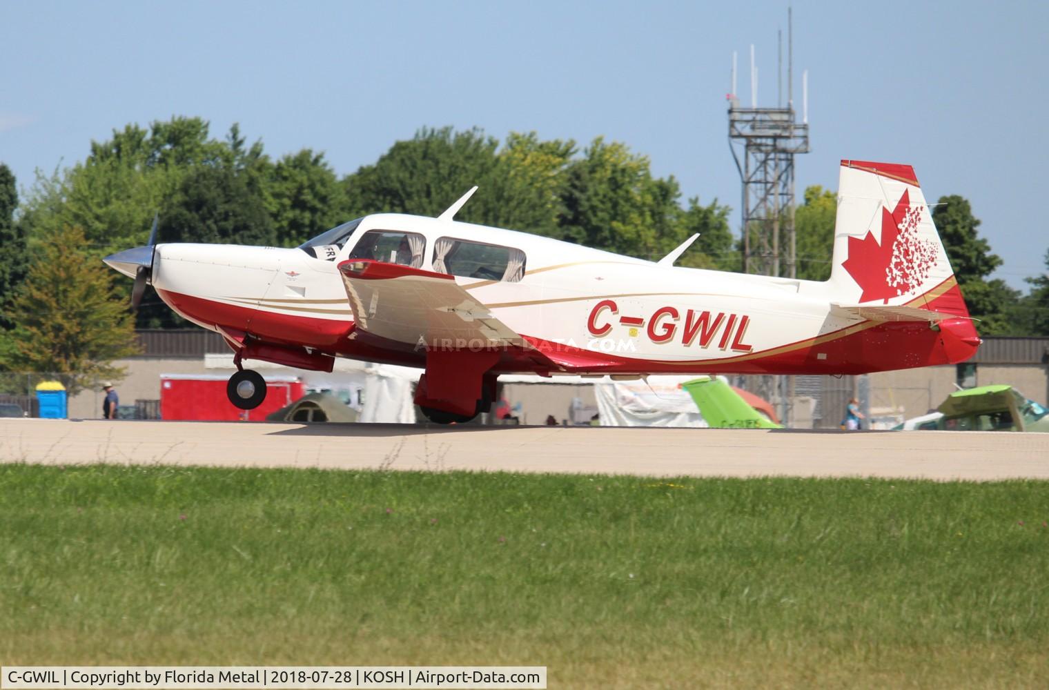 C-GWIL, 1981 Mooney M20K C/N 25-0592, OSH 18 zx