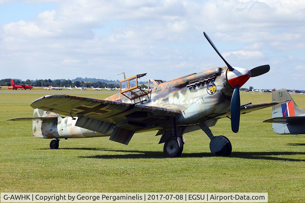 G-AWHK, 1949 Hispano HA-1112-M1L Buchon C/N 172, Flying Legends 2017.