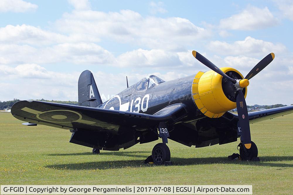 G-FGID, 1945 Goodyear FG-1D Corsair C/N 3111, Flying Legends 2017.