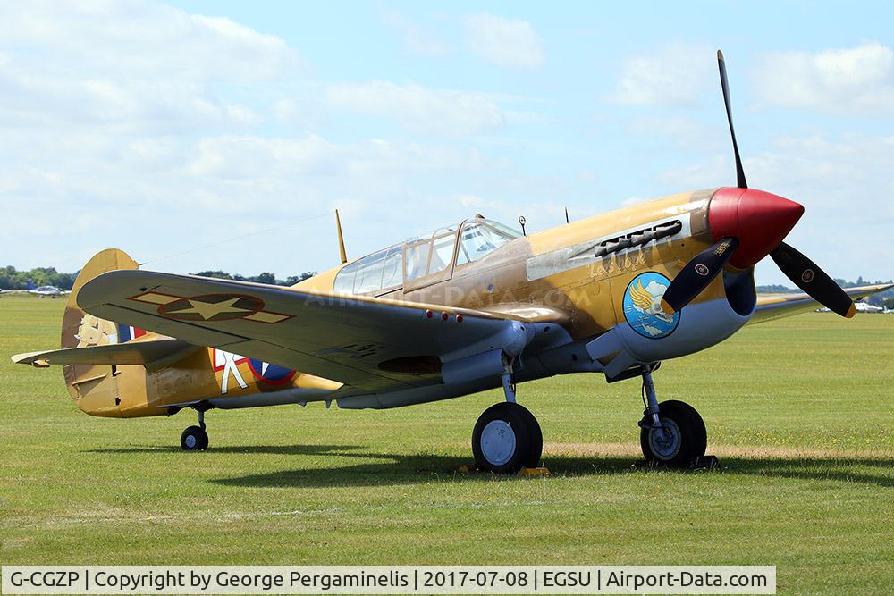 G-CGZP, 1942 Curtiss P-40F Warhawk C/N 19503, Flying Legends 2017.