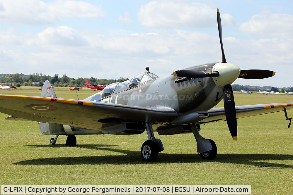 G-LFIX, 1944 Supermarine 509 Spitfire LF.IX (T.IX) C/N CBAF.8463, Flying Legends 2017.