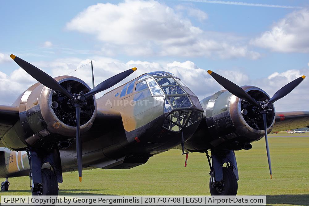 G-BPIV, 1943 Bristol 149 Bolingbroke Mk.IVT C/N 10201, Flying Legends 2017.