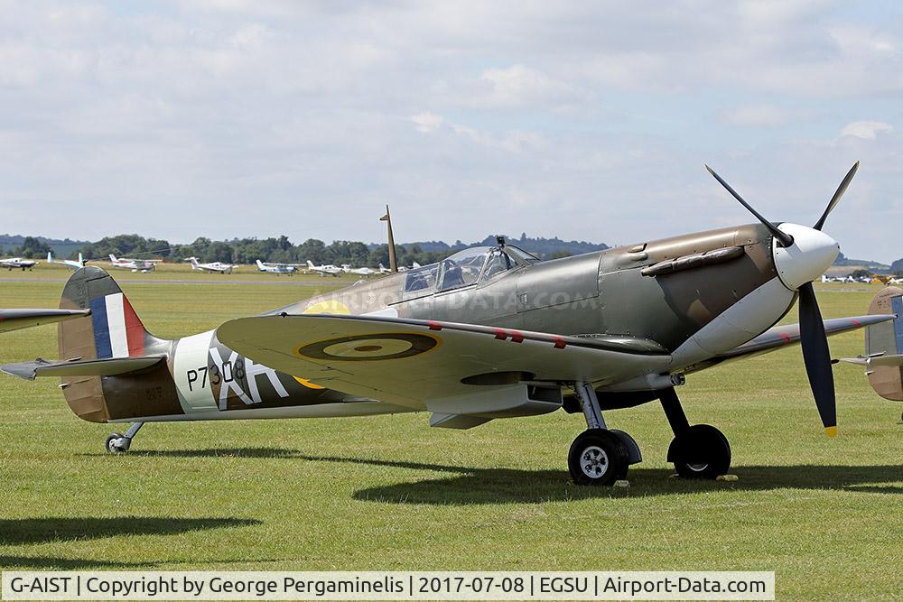 G-AIST, 1941 Supermarine 300 Spitfire Mk1A C/N WASP/20/2, Flying Legends 2017.