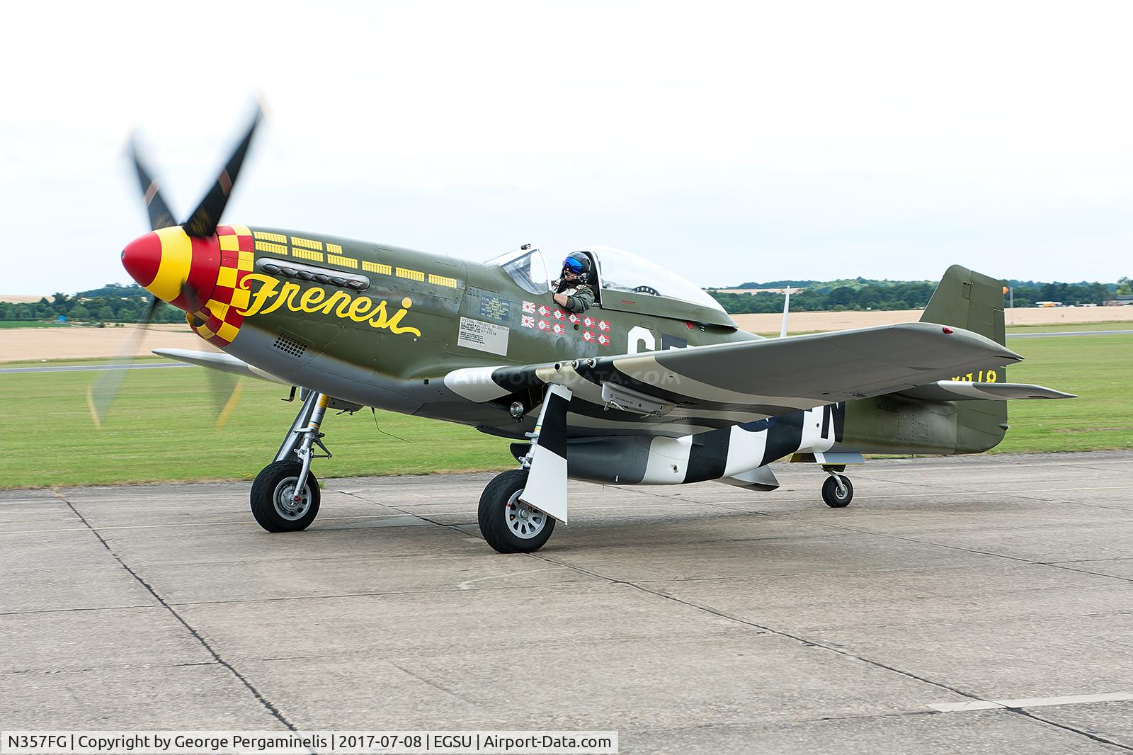 N357FG, 1944 North American P-51D C/N 44-12139, Flying Legends 2017.