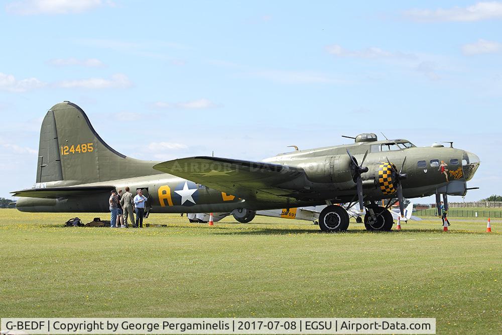 G-BEDF, 1944 Boeing B-17G Flying Fortress C/N 8693, Flying Legends 2017.