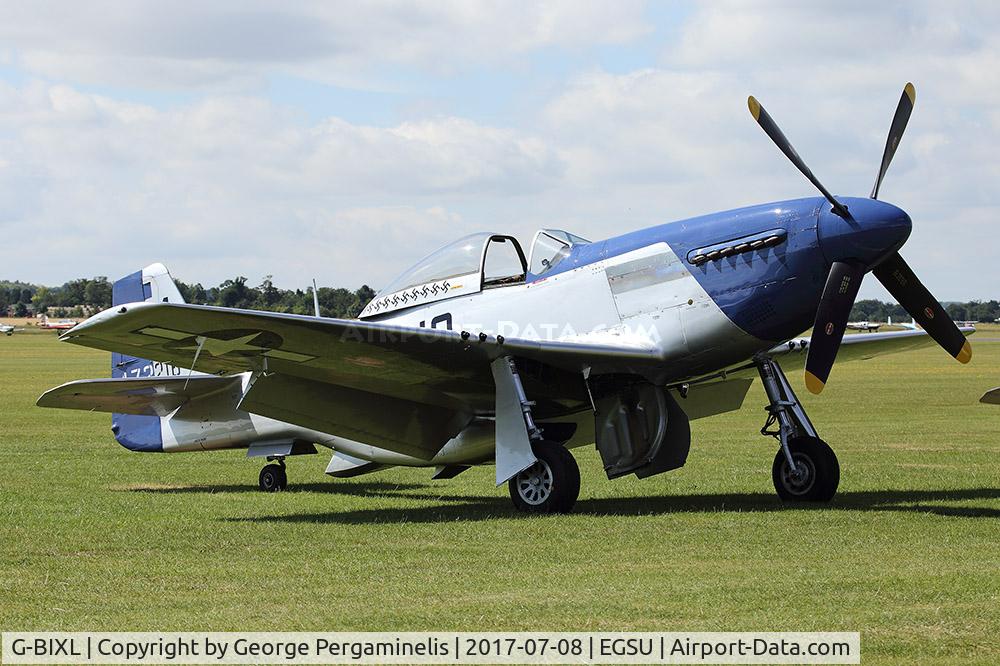 G-BIXL, 1944 North American P-51D Mustang C/N 122-38675, Flying Legends 2017.