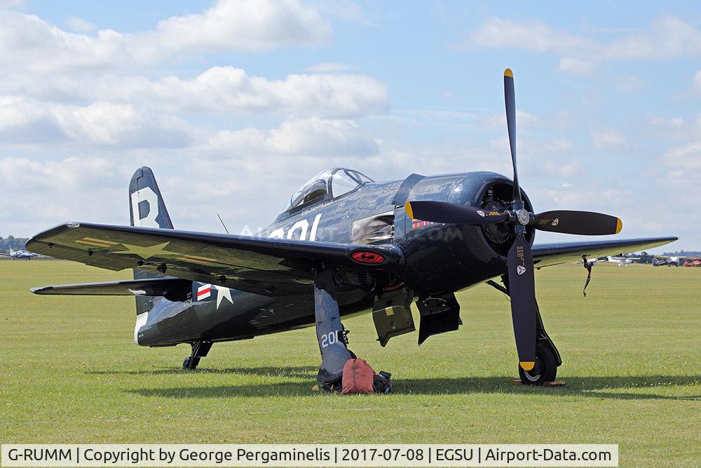 G-RUMM, 1948 Grumman F8F-2 (G58) Bearcat C/N D.1088, Flying Legends 2017.