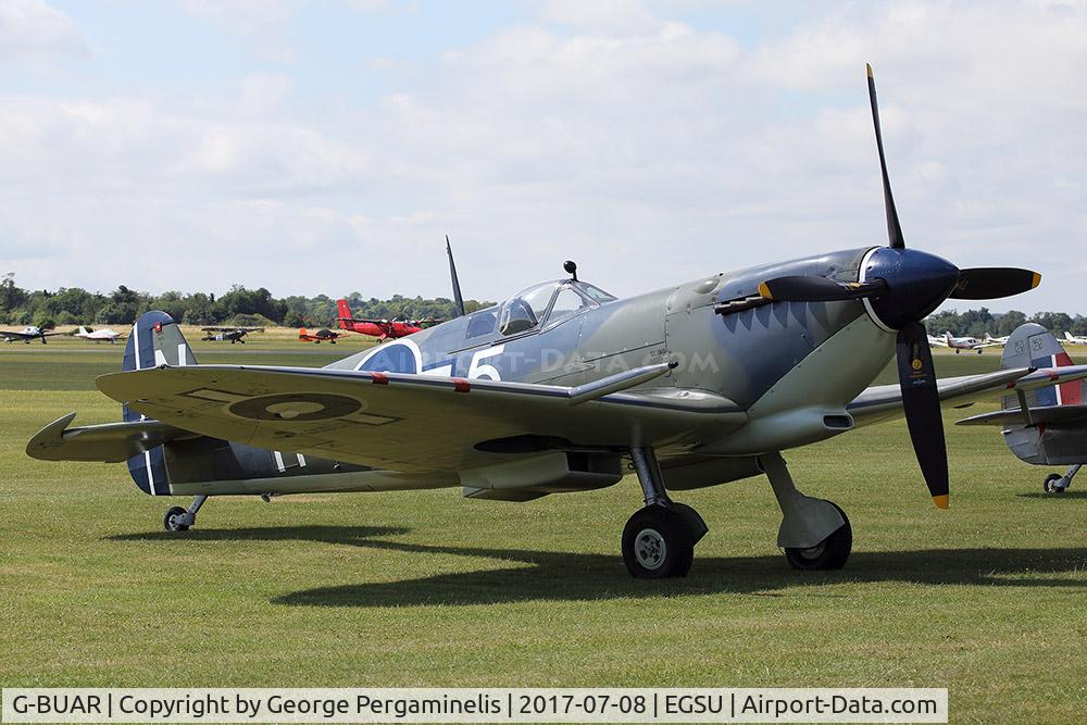 G-BUAR, 1944 Supermarine 358 Seafire LF.III C/N AIR/2605/C23(C), Flying Legends 2017.