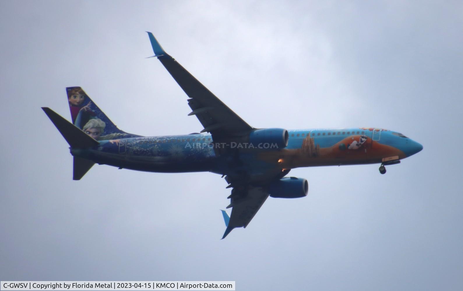 C-GWSV, 2009 Boeing 737-8CT C/N 37158, WJA 738 Frozen zx (gotta love clouds when something like this shows up)