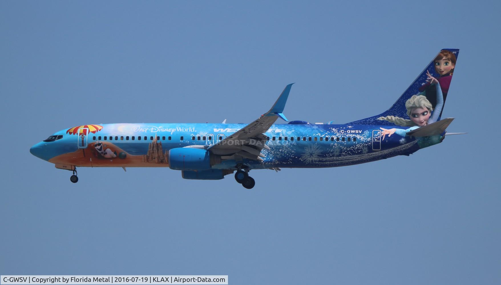 C-GWSV, 2009 Boeing 737-8CT C/N 37158, WJA 738 Frozen zx