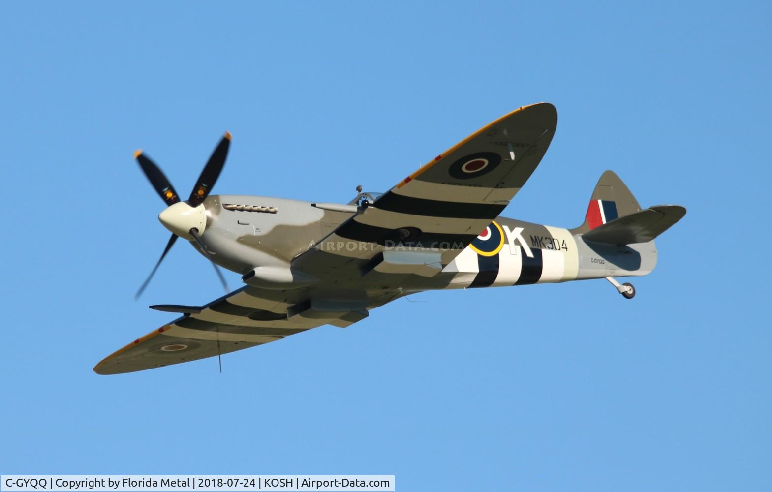 C-GYQQ, 1945 Supermarine Spitfire IXe C/N TE294, OSH 18 zx