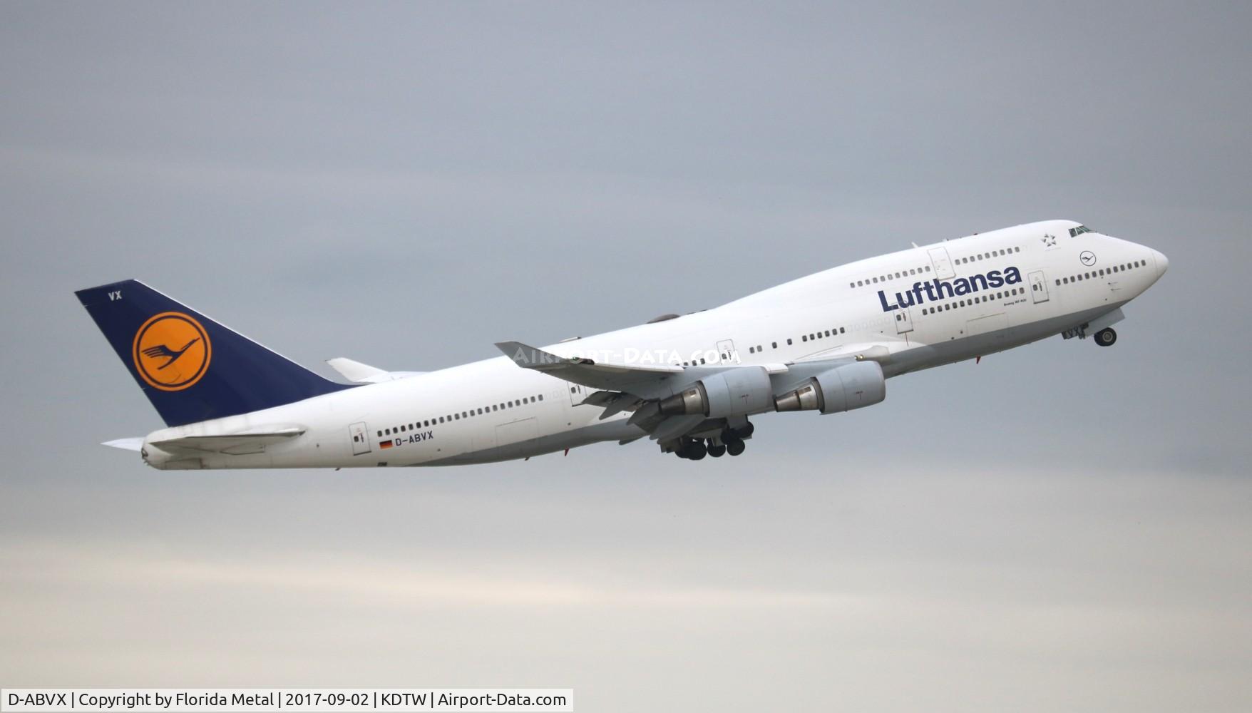 D-ABVX, 1999 Boeing 747-430 C/N 29868, DLH 744 zx DTW-FRA