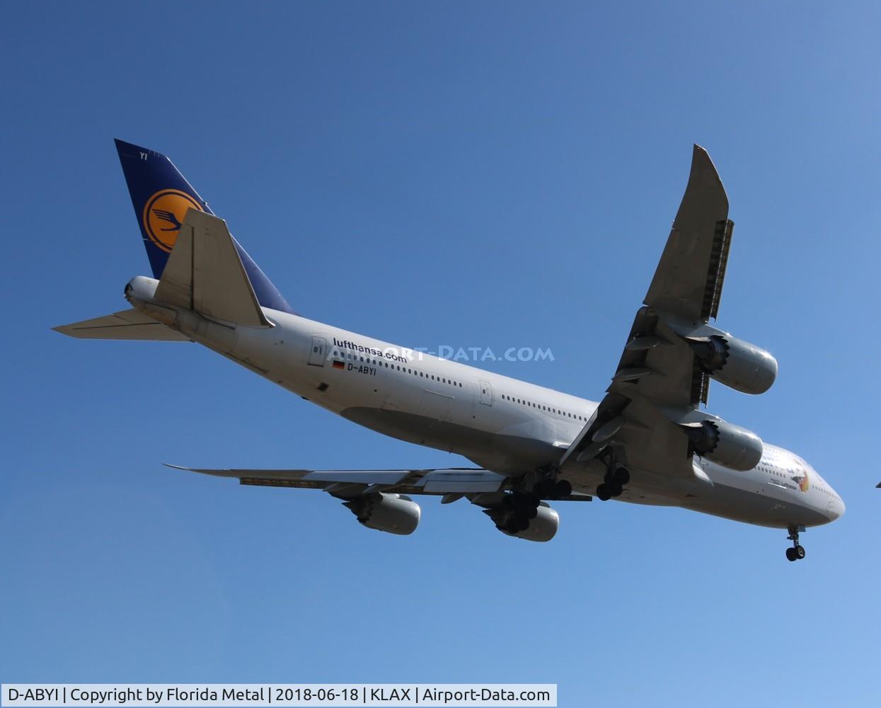 D-ABYI, 2013 Boeing 747-830 C/N 37833, DLH 748 zx FRA-LAX