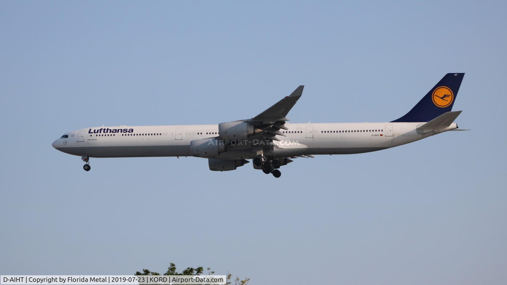 D-AIHT, 2008 Airbus A340-642 C/N 846, DLH A346 zx MUC-ORD