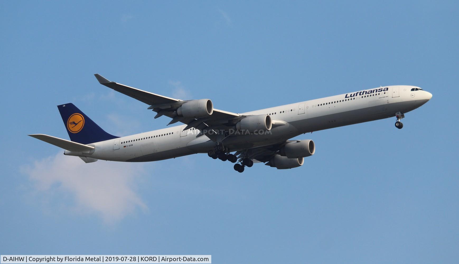 D-AIHW, 2008 Airbus A340-642X C/N 972, DLH A346 zx MUC-ORD