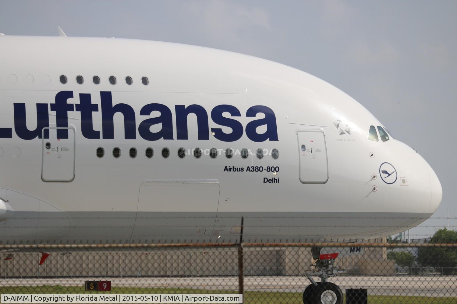 D-AIMM, 2014 Airbus A380-841 C/N 175, MIA zx