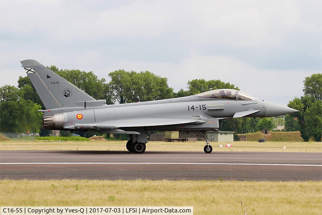 C16-55, Eurofighter EF-2000 Typhoon S C/N SS037, Eurofighter EF-2000 Typhoon S, Taxiing to holding point rwy 29, St Dizier-Robinson Air Base 113 (LFSI)