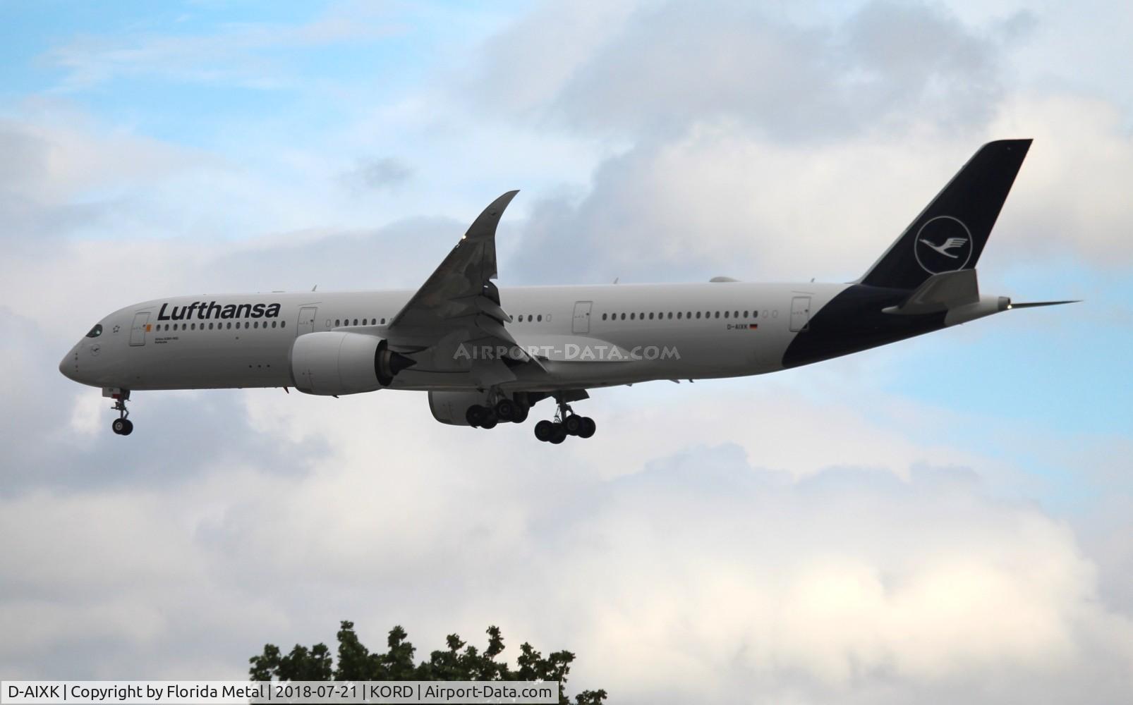 D-AIXK, 2018 Airbus A350-941 C/N 212, ORD zx