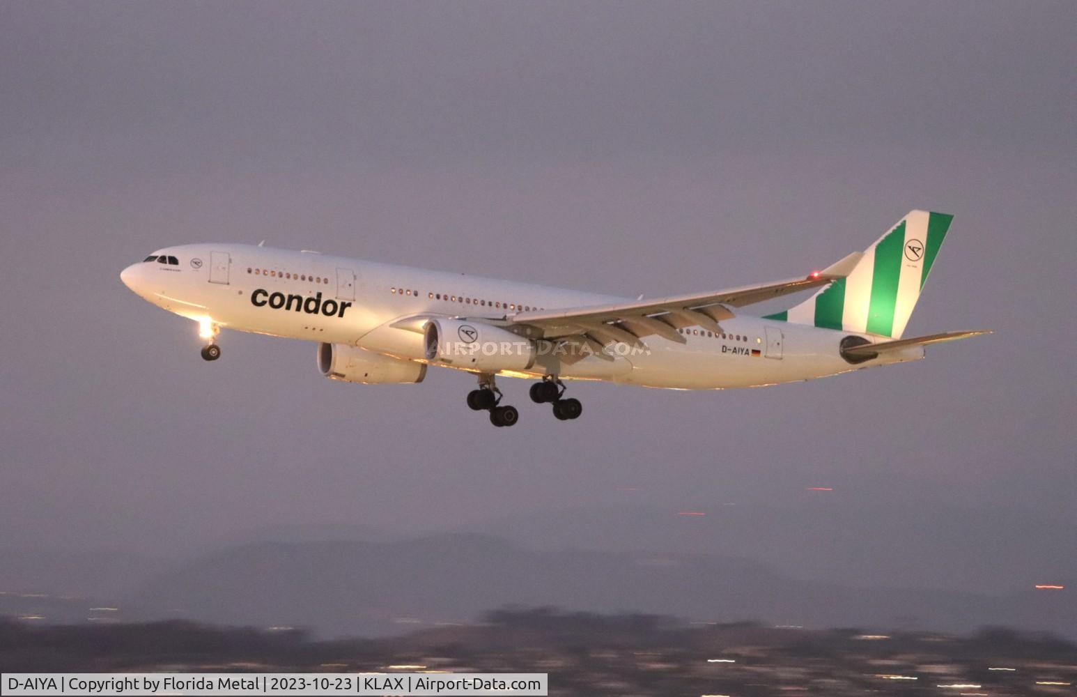 D-AIYA, 2007 Airbus A330-243 C/N 824, CFG A332 zx FRA-LAX