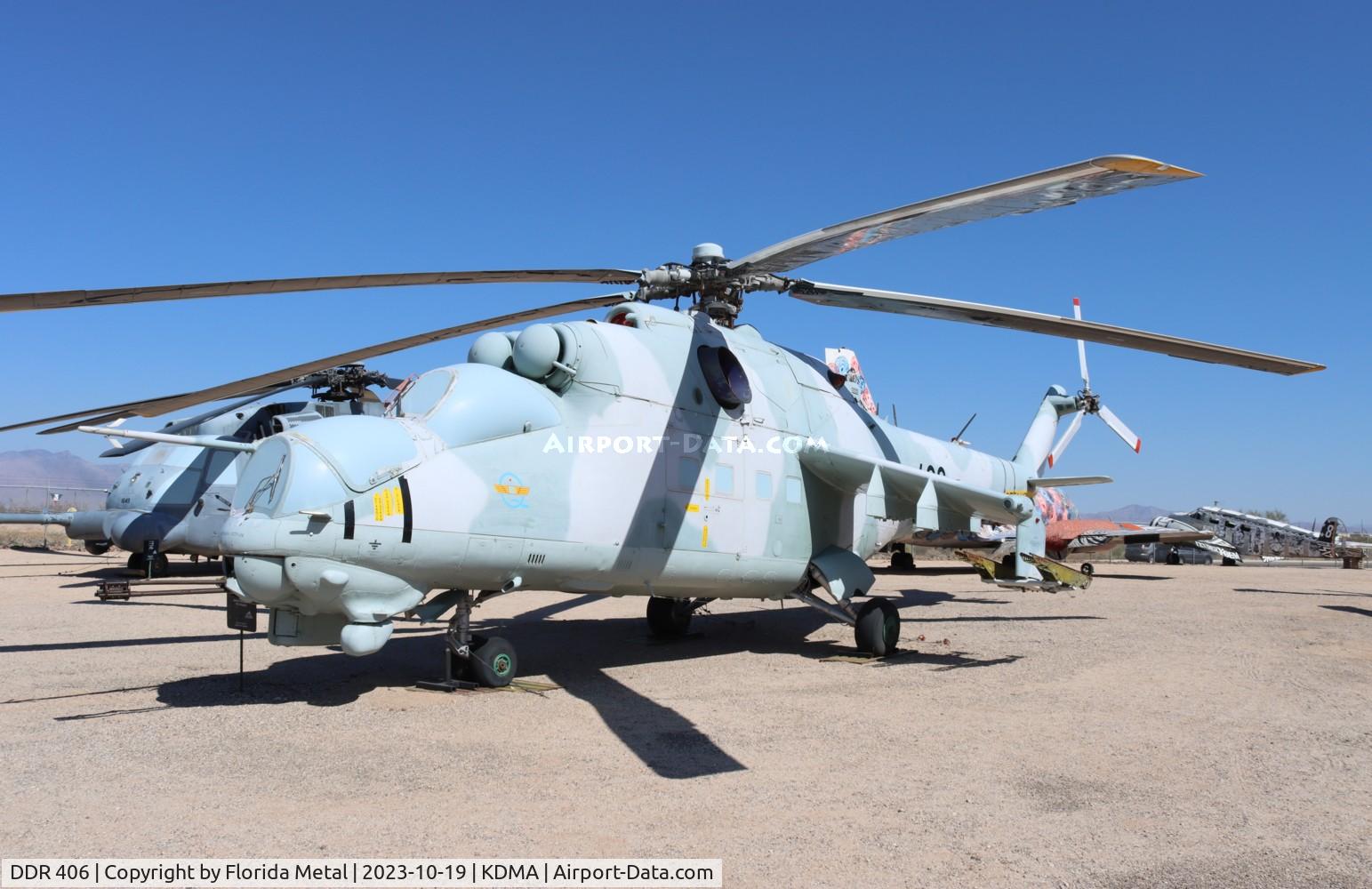 DDR 406, Mil Mi-24D Hind C/N B4002, MI-24 zx