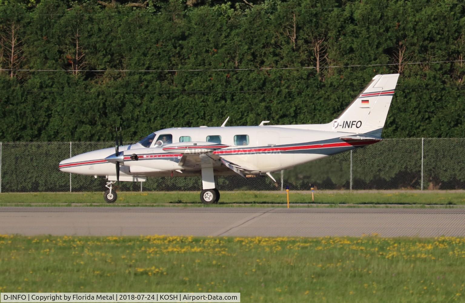 D-INFO, 1981 Piper PA-31T2 Cheyenne IIXL C/N 31T-8166031, PA-31T zx