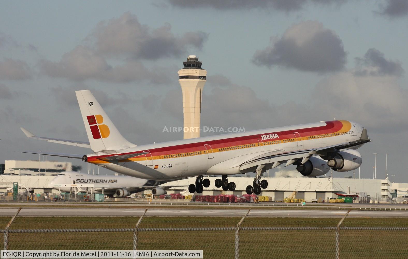 EC-IQR, 2002 Airbus A340-642 C/N 460, MIA zx