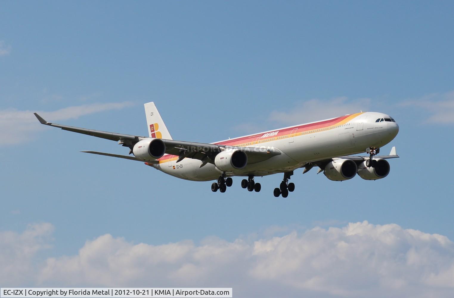 EC-IZX, 2004 Airbus A340-642 C/N 601, MIA zx