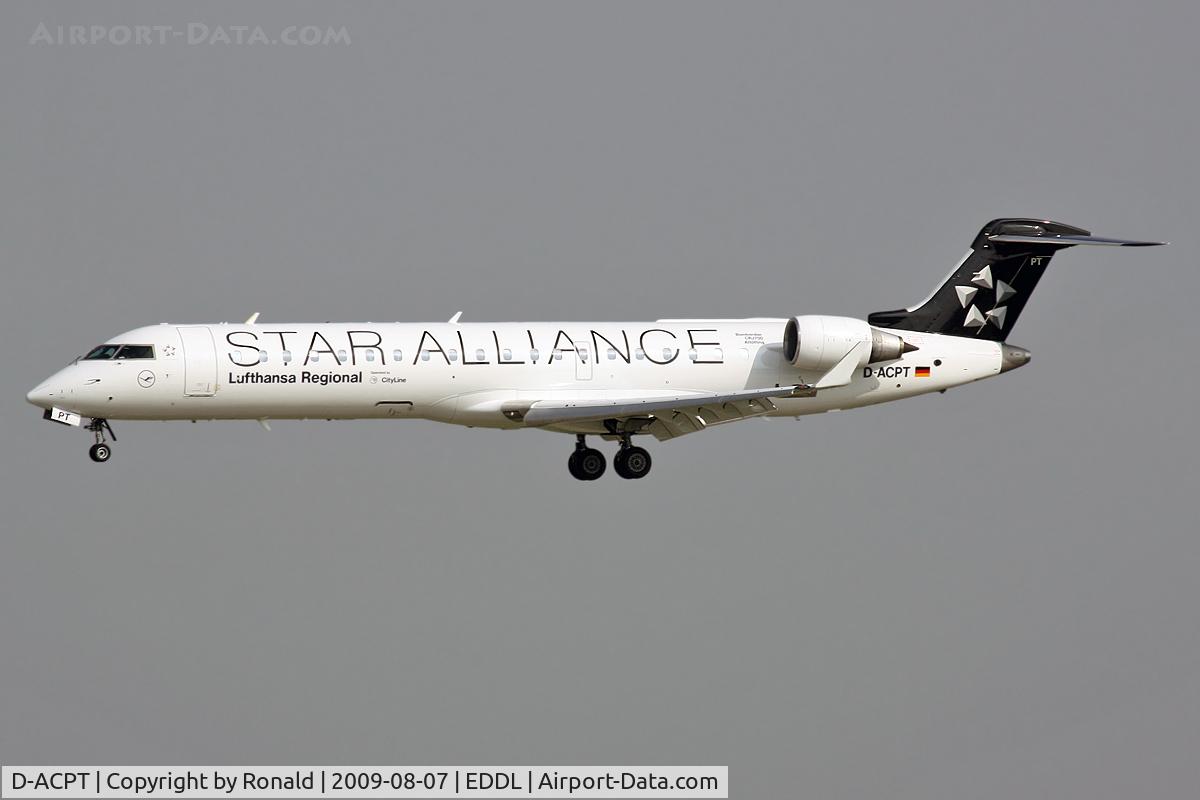 D-ACPT, 2003 Canadair CRJ-701ER (CL-600-2C10) Regional Jet C/N 10103, at dus