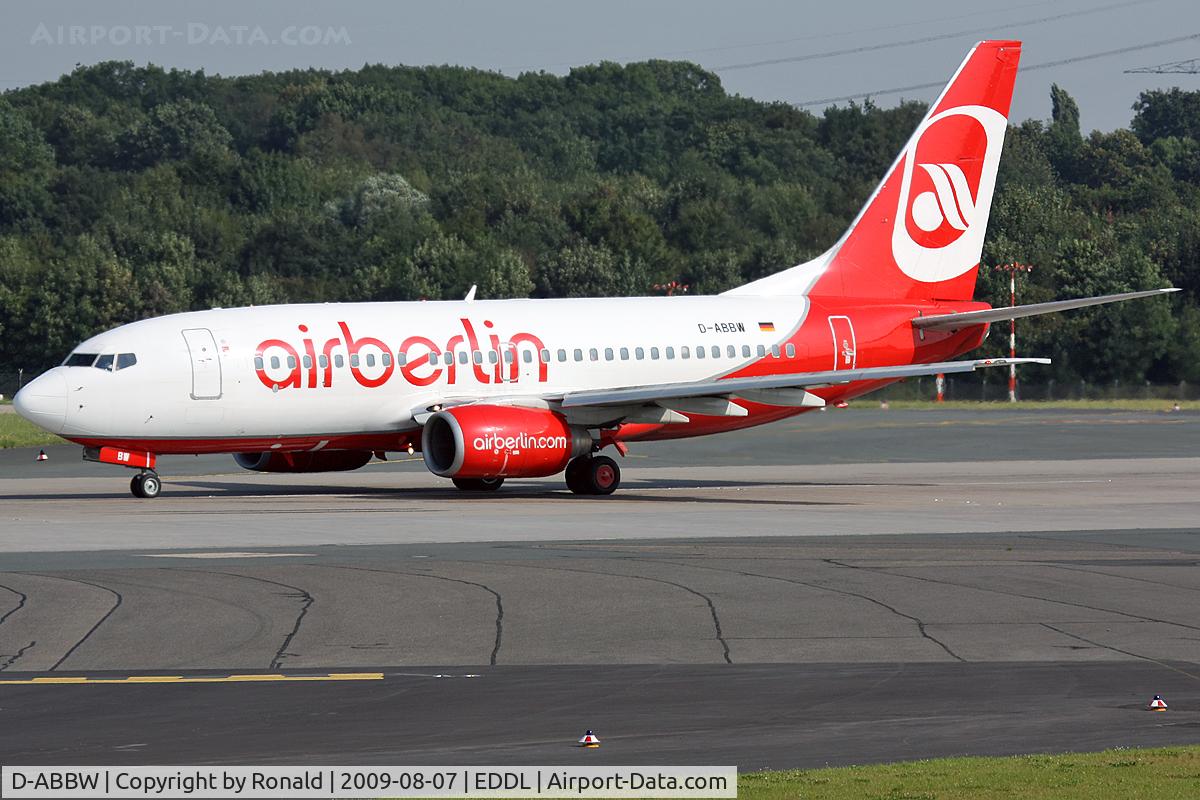 D-ABBW, 2002 Boeing 737-76Q C/N 30642, at dus