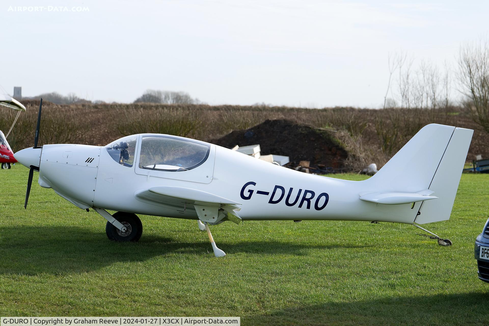 G-DURO, 1999 Europa Monowheel C/N PFA 247-12554, Parked at Northrepps.