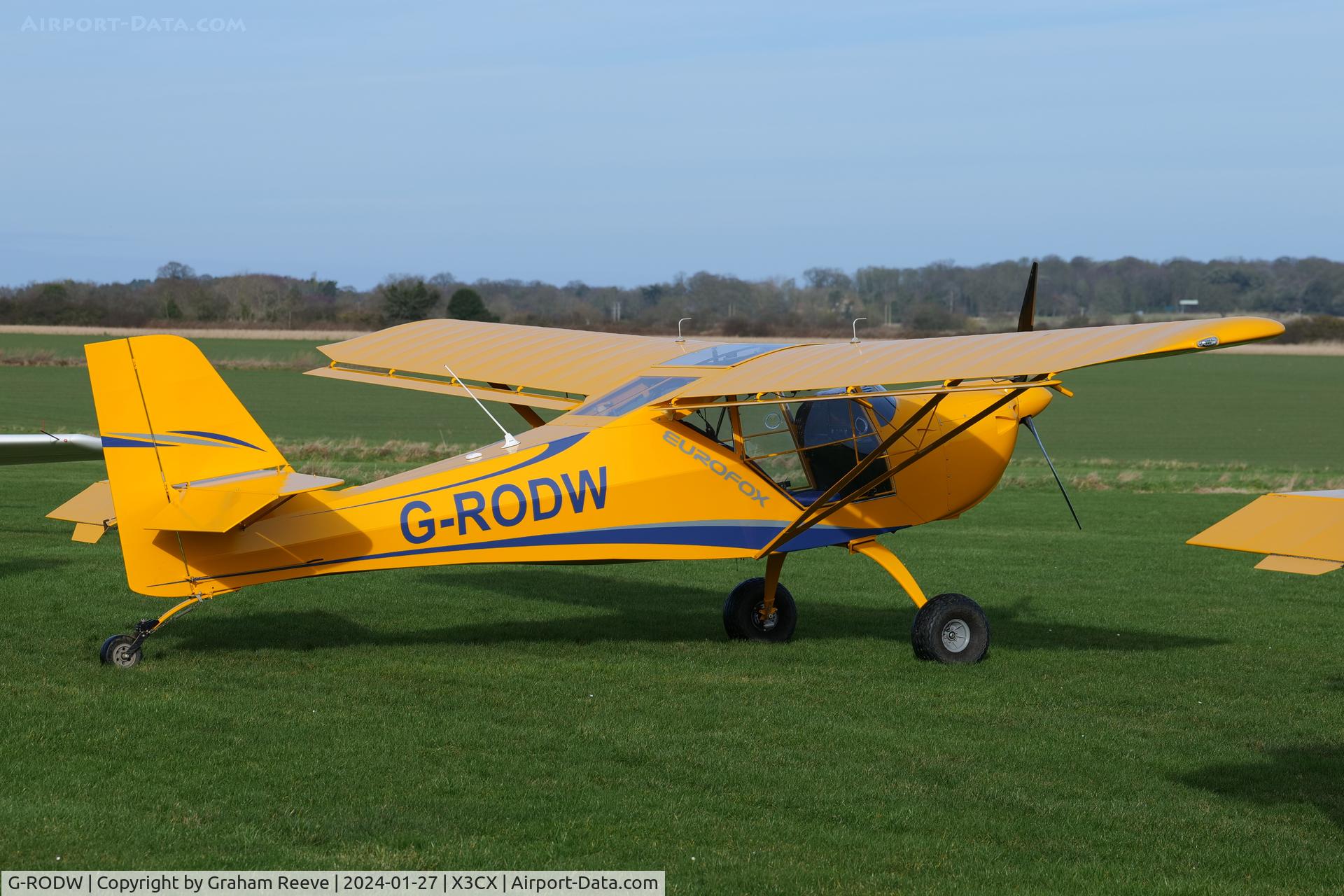 G-RODW, 2021 Ascent Industries EuroFOX 2K C/N 62521, Parked at Northrepps.
